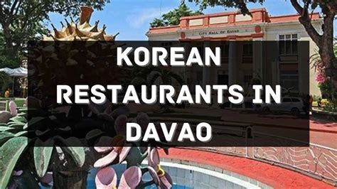 davao korean restaurant|14 of the Best Korean Restaurants in Davao .